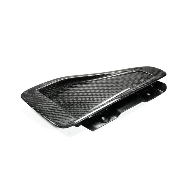Carbon Pair Bonnet Scoop Vent Hood Air Vents Fits Mitsubishi