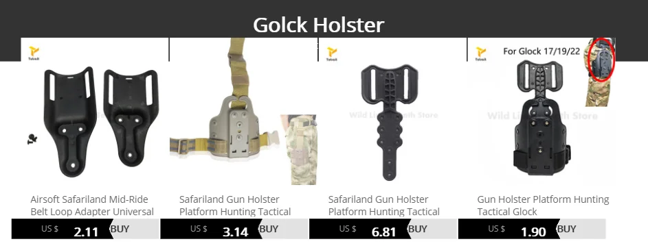 Airsoft Mid-Ride Belt Loop Adapter Universal Belt Loop for Glock M9 SIG P226 Colt Series Gun Holster Accessories Airsoft Mid-Ride Belt Loop Adapter Universal Belt Loop for Glock M9 SIG P226 Colt Series Gun Holster Accessories