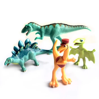 

4pcs dinosaur model dinosaur train toy essential dinosaur dolls, children's educational cognitive toys work fine