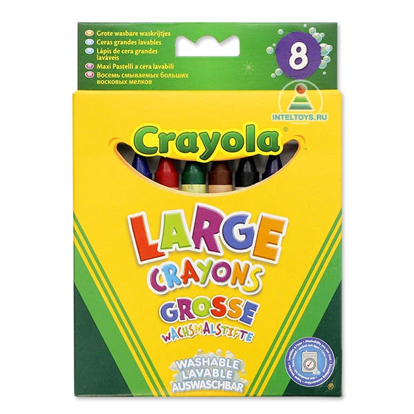 Crayola, Jumbo Crayons, 8 Pieces 