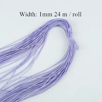 Диаметр 0,5-1 эластичный шнур мм для браслетов, резинка для браслетов, эластичная растягивающаяся нить, сделай сам, для изготовления ювелирных изделий, ожерелья, Швейные аксессуары - Цвет: 26