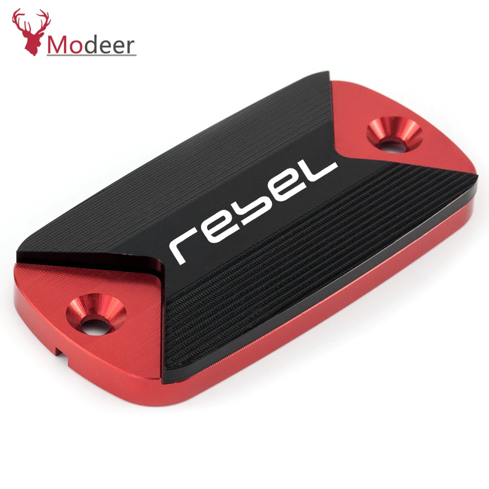 FOR Honda Rebel 300 Rebel 500 REBEL300 REBEL500 2017 Motorcycle CNC Front Brake Fluid Reservoir Cap Cover (13)