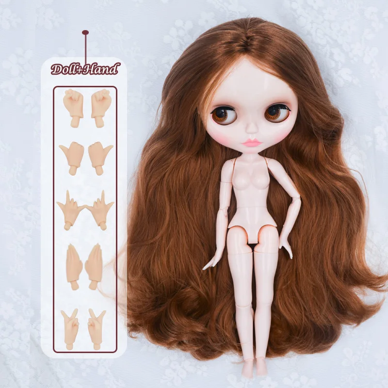 Neo Blyth кукла NBL Заказная блестящее лицо, 1/6 BJD шарнирная кукла Ob24 кукла Blyth для девочки, игрушки для детей YM02 - Цвет: HYM20