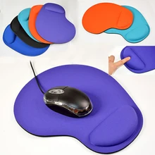 1 pcs Color mouse pad PC portable thickened office mouse pad with wrist support wrist support(China)