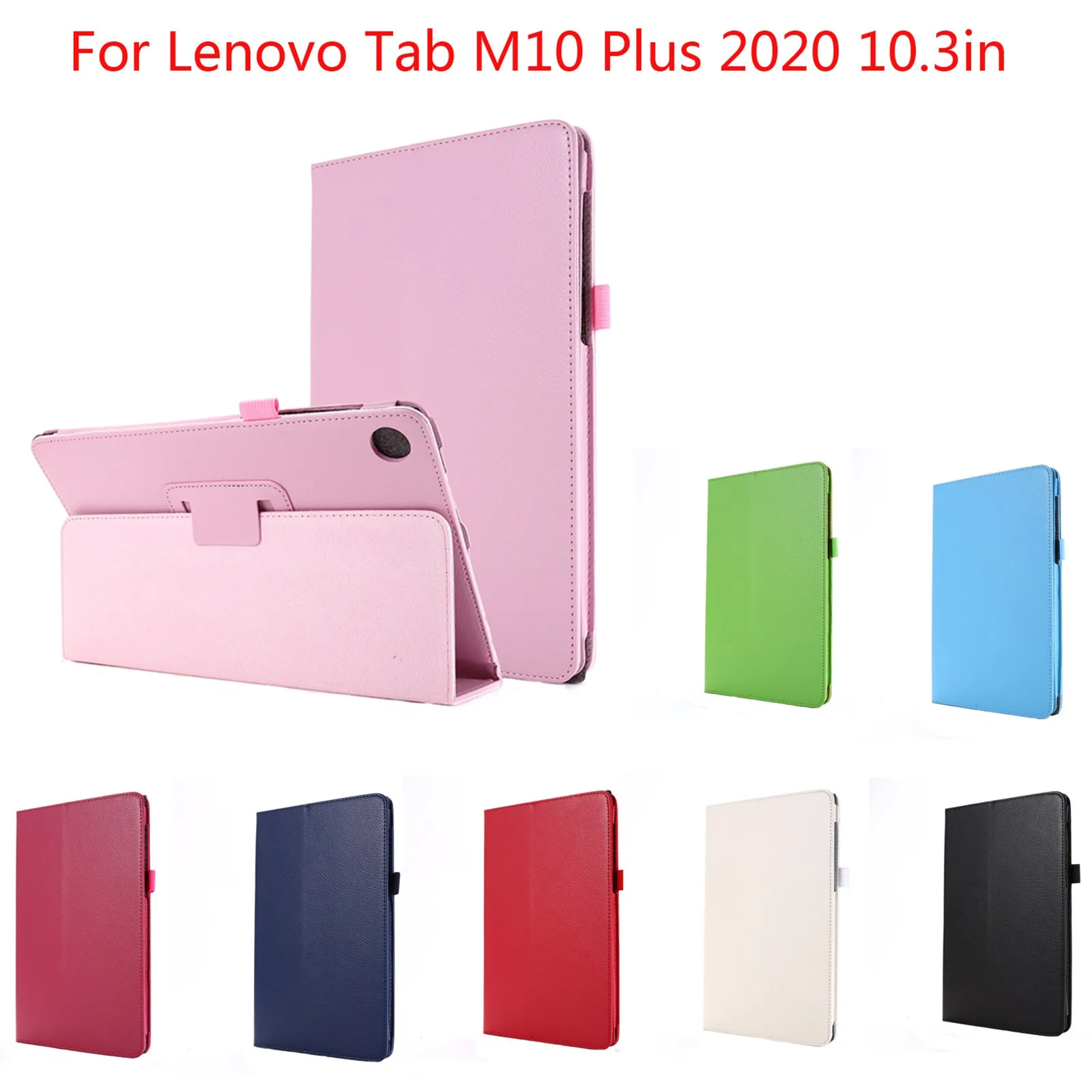 Anti-fall Protective Case For Lenovo Tab M10 FHD Plus TB-X606F/X 10.3 Tablet Leather Cover Stand Leather Protector Tablet Stand