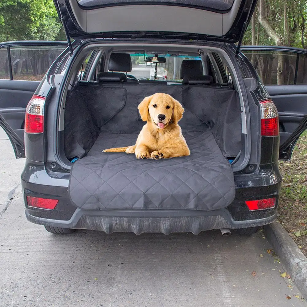 

Car Pet Mat Cover Footprints Thick Pet Car Waterproof Mat Oxford Cloth Car Trunk Pad Dog Outdoor Car Mat