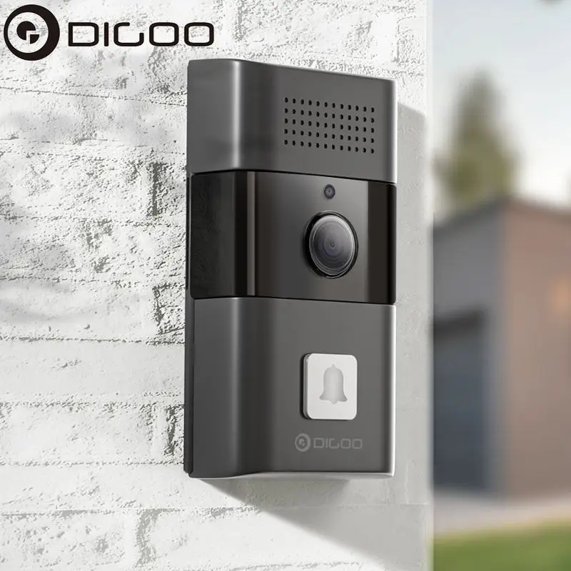 

DIGOO DG-XYB Smart Home Security 720P HD WIFI Wireless Smart Video Doorbell Two-way Audio Message Function Monitor Doorbell