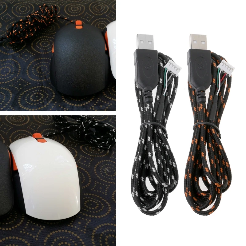 Replacement USB Mouse Cable for SteelSeries KANA Special Mouse Description Image.This Product Can Be Found With The Tag Names Computer Cables Connecting, Computer Peripherals, PC Hardware Cables Adapters, Replacement wire usb mouse cable line