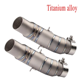 

Motorcycle Exhaust Middle Pipe Link Pipe Slip On Section Muffler For Kawasaki Z1000 Z 1000 2016 2017 2018 2019 2020 Newest