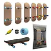 Finger SkateBoard Wooden Fingerboard Toy Professional Stents Finger Skate Set Novelty Children Christmas Gift