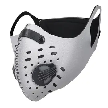 

Outdoor Sports Dustproof Anti Haze PM2.5 Filter Mouth Mask Face Cover with Valve Wind and dust resistance against viruses