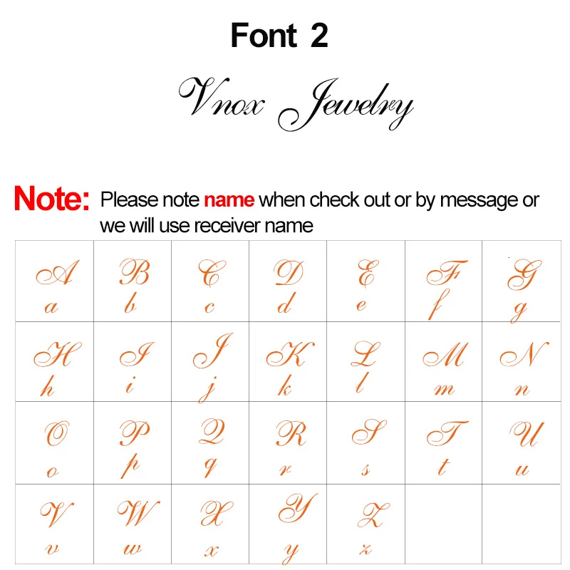 Font 2 Vnox сердце икона имя ожерелье пользовательские начальные слова Чокеры для женщин ювелирные изделия из нержавеющей стали Стильный персонализированный подарок - Окраска металла: Font 2