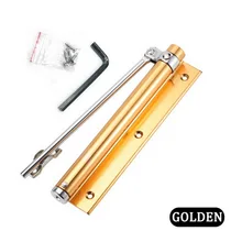 Door Closer Single Spring Strength Adjustable Surface Mounted Stainless Steel Automatic Closing Rated Door Hardware 2 inch long stainless steel self closing corner spring draw door hinge
