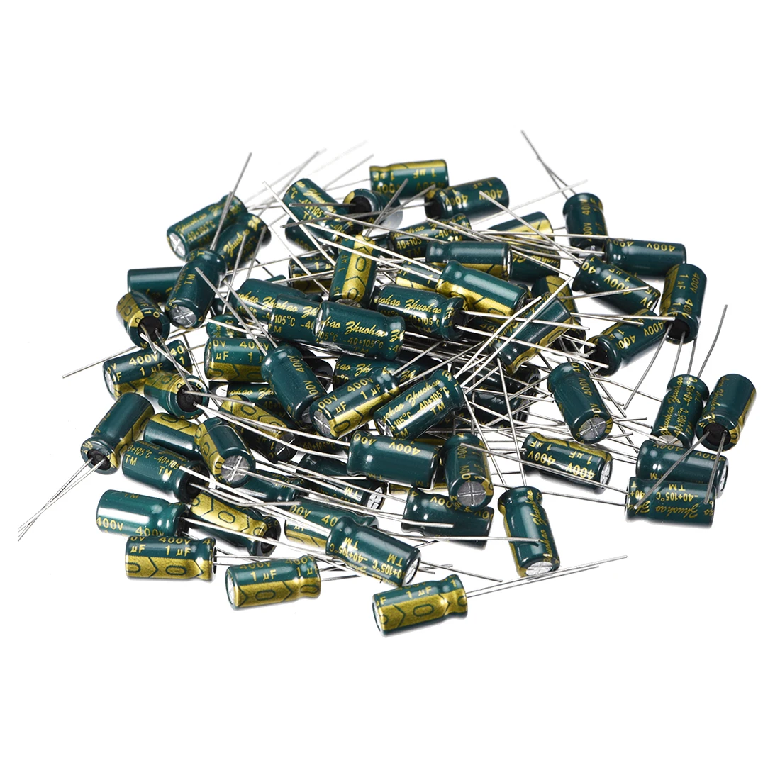 Uxcell 1 мкФ 6 8 10 22 100 16V 25V 50V 250V 400V 44 электролитический конденсатор для DIY проекта пайки