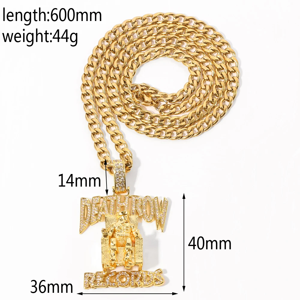 Cuban Necklace Hip Hop Records Men Link 