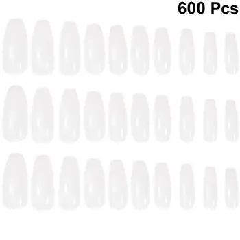 

600pcs/pack Delicate Ballet Nail Art Stickers Creative Nail Art Stickers Fake Nail Decals Manicure Decor Fashion Nail Tips