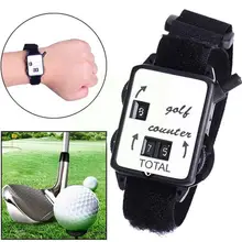 1pc Mini Black Golf Training Aids Polsband Golf Club Accessoires Putt Counter Slag Keeper Count Shot Sport Score Horloge Go J6c5