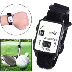 1pc Mini Black Golf Training Aids Polsband Golf Club Accessoires Putt Counter Slag Keeper Count Shot Sport Score Horloge Go J6c5