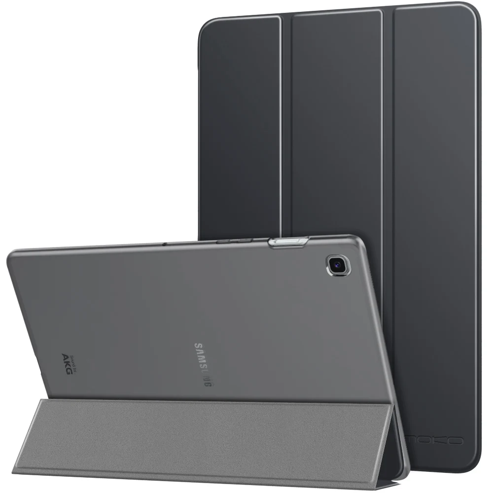 Case For Samsung Galaxy Tab S5e 2019, Ultra Thin Slim Shell Trifold Stand Cover with Frosted Back with Auto Wake & Sleep-0
