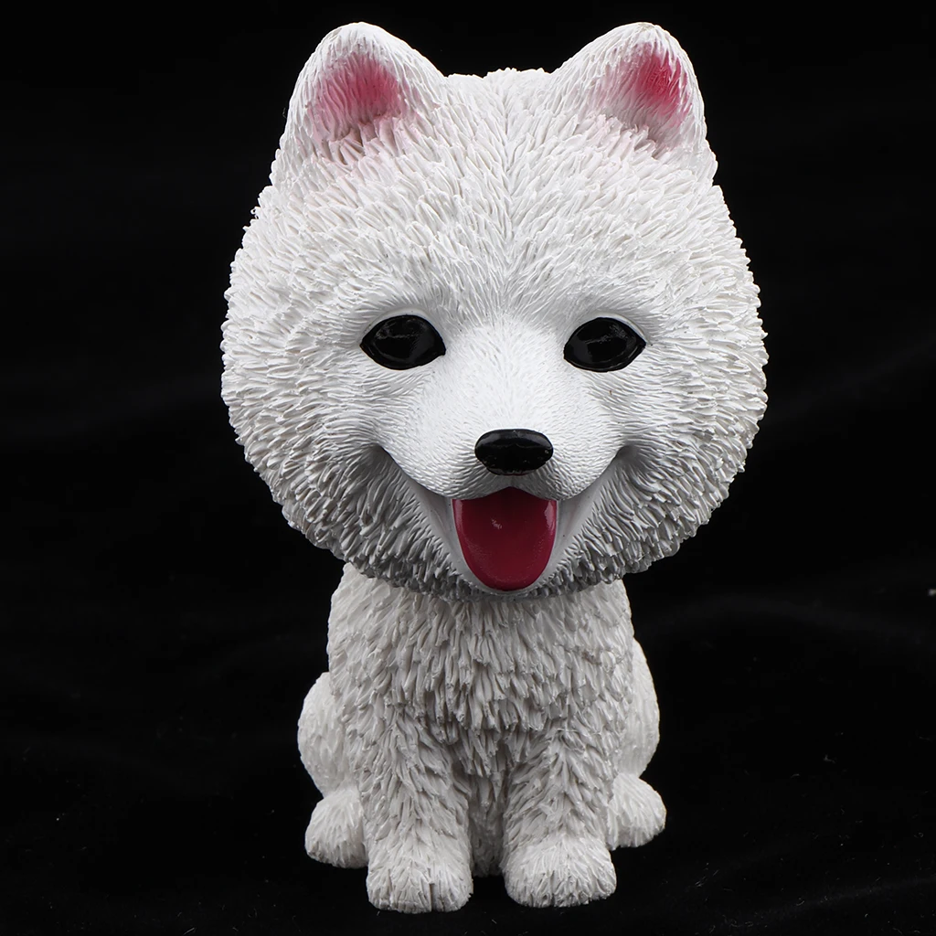 Cute Bobble Head Dogs for Cars Dashboards Auto, Mini Animal Figures, Home Office Desktop Decoration