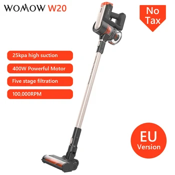 

Womow Car Vacuum Cleaner 25Kpa High Suction Portable Stick Handheld Vacuum Cleaner Floor Brush Wireless Vacuum Cleaner For W20