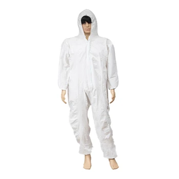 

Disposable On-Woven Waterproof, Oil And Static Protective Clothing Suit Protective Clothing Dust-proof Coveralls Antistatic