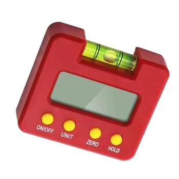 

1*Digital Inclinometer New High Precision Mini Digital Inclinometer Angle Finder Plastic Protractor Tool (Not Including Battery)