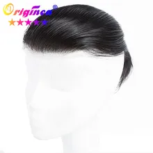 Человеческие волосы, парик для мужчин, швейцарская кружевная основа, прямые волосы, бразильские волосы Remy