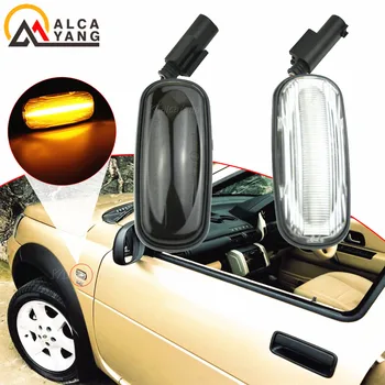 

Turn Signal Dynamic LED Side Marker Light Repeater Indicator Lamp For Land Rover Discovery Defender Freelander