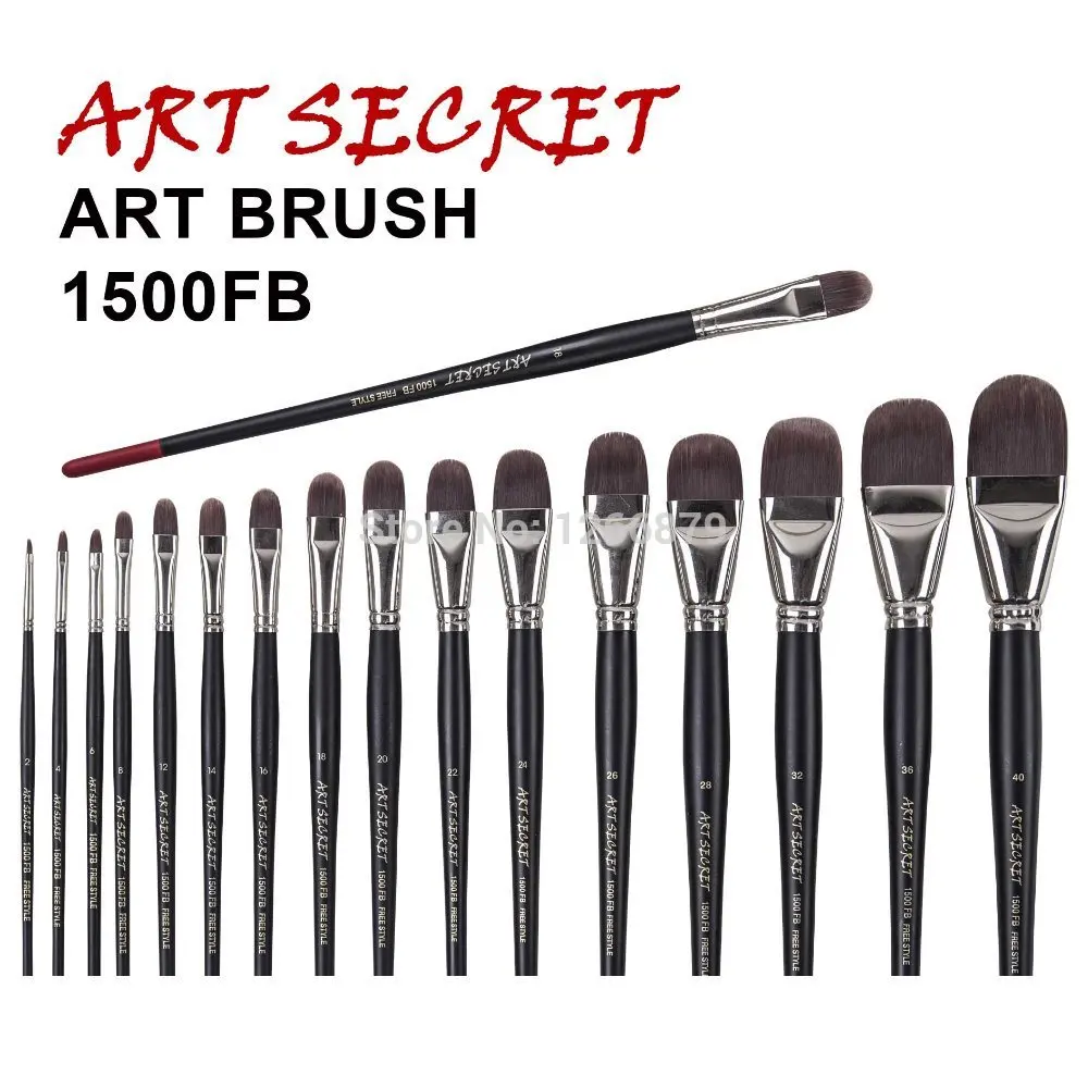ArtsecretHighGrade1500FB1PCTaklonHairWoodenHandleBrushes
