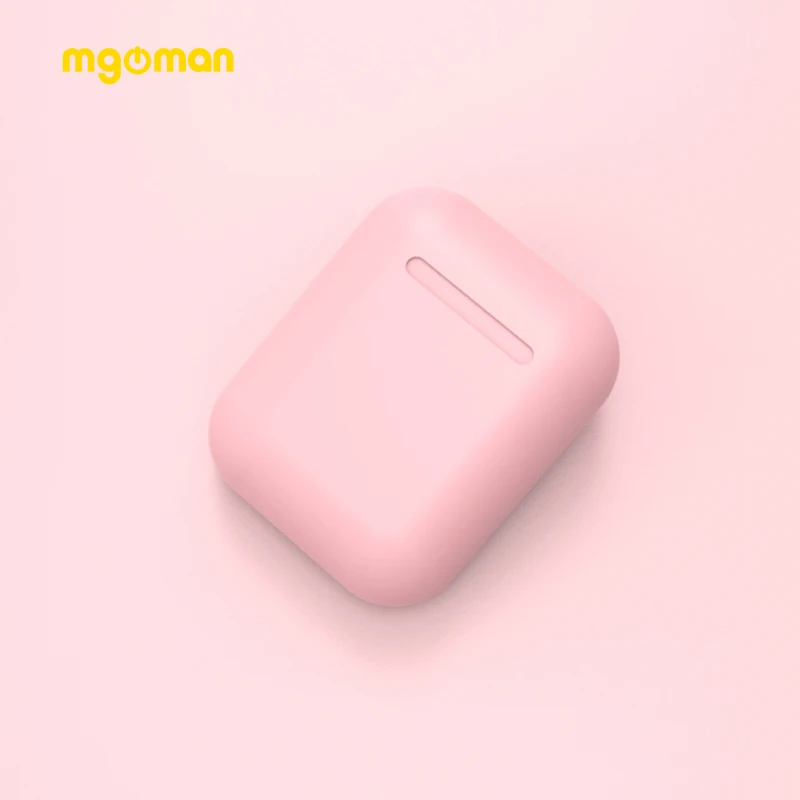 Mgoman новые Macaron Inpods12 TWS наушники для быстрой зарядки беспроводные цветные наушники-капли Bluetooth 5,0 гарнитура PK i12 i60 i7s - Цвет: Premium Pink