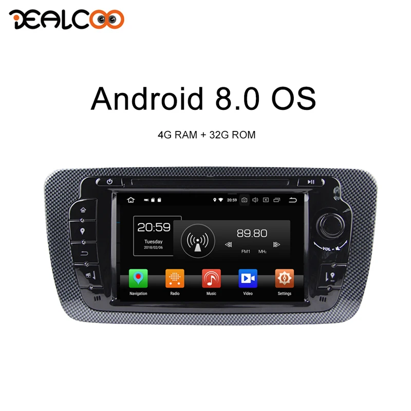 

Dealcoo Radio Car Android 2 Din Car Radio GPS Android for Seat Ibiza Radio Autoradio Android 2din Dvd Car Radio Screen 7 Inch