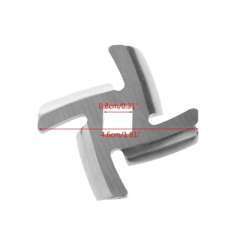 Meat Grinder Spare Parts Food Grinder Attachments 1Pc 50mm Diameter Stainless Steel Grinder Spare Part For Moulinex HV6