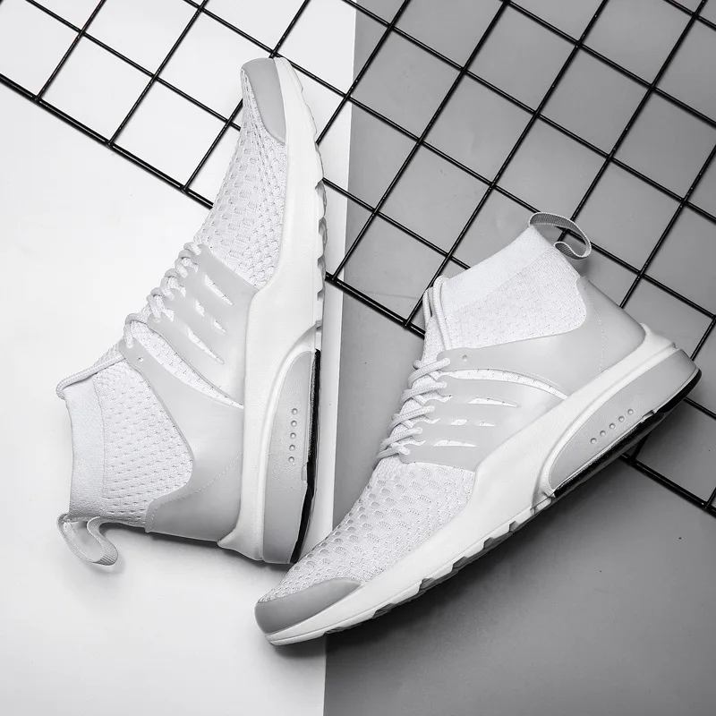 New Style Mesh wa zi xie Men's Breathable Spring And Summer Running Men Casual Fly Woven MEN'S SHOES Q1909