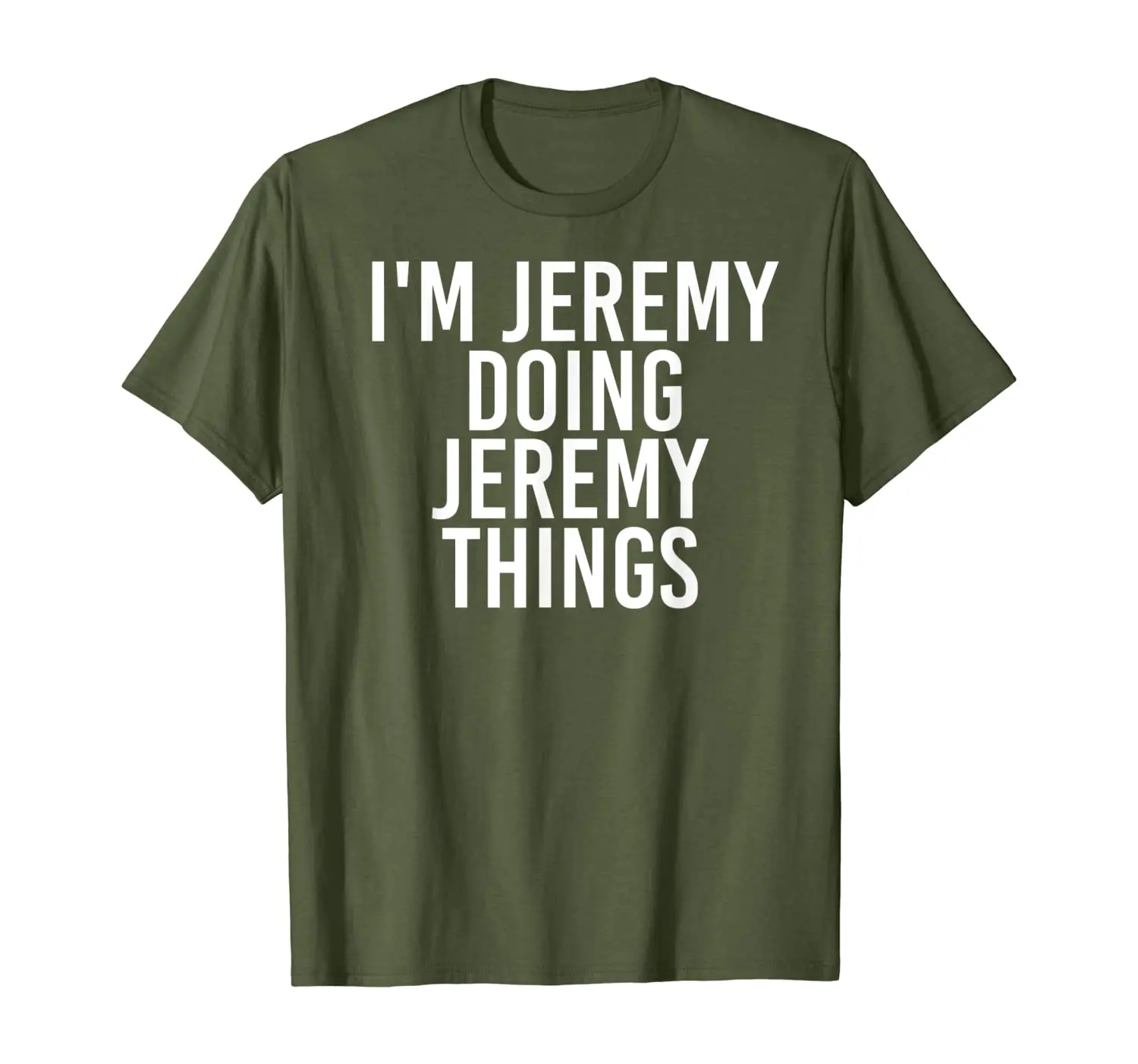 И надписью I'm JEREMY делает вещей рубашка идея забавного подарка | Мужская одежда