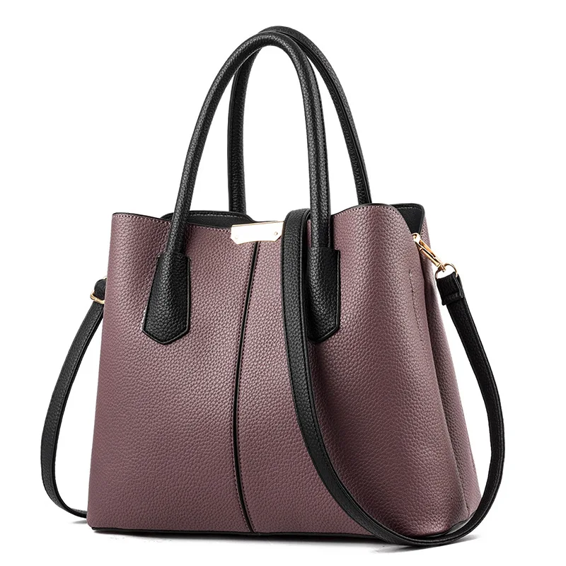 SHYAA женская сумка новая Корейская версия сумки для диких леди простая индивидуальная Цветочная сумка через плечо - Цвет: PURPLE