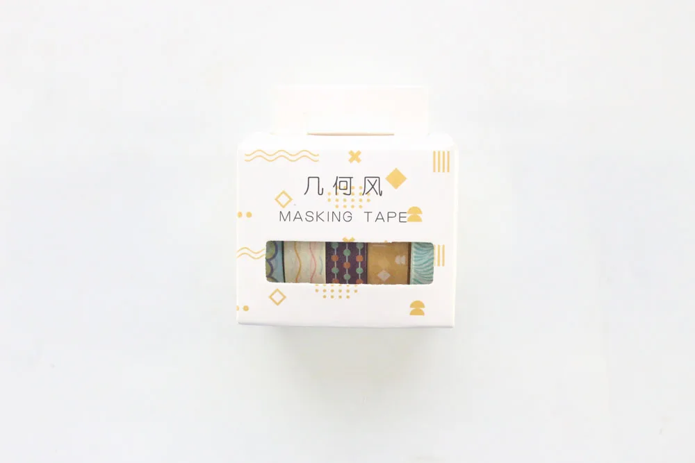 Domikee милые японские базовые украшения DIY дневник записные книжки васи ленты набор конфет Скрапбукинг Маскировочные ленты Канцелярские