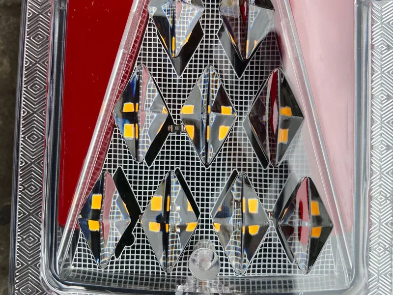 NEW Tricycle electric tricycle LED tail light assembly 12V48V60V diversion water universal accessories for trucks trailers