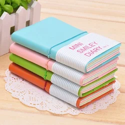 Bloc notes couverture en cuir, bloc notes utile, bloc notes, papeterie d'étudiants pour bureau et école, couleur aléatoire, 4 pièces 