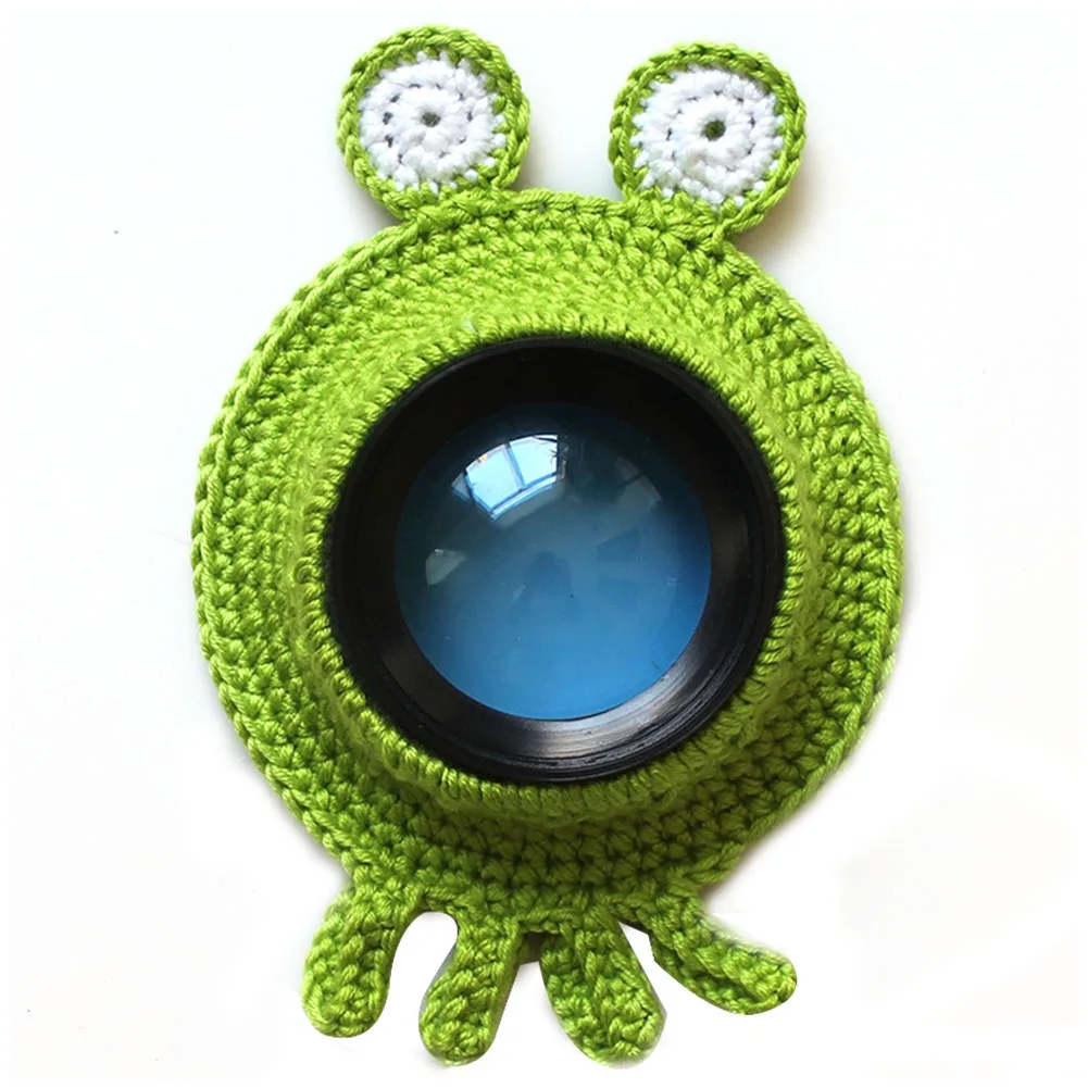 Kid Knitted Lens Accessory Child Pet Teaser Toy Cute Animal Camera Buddies Photography Props Handmade Posing Shutter Hugger 12