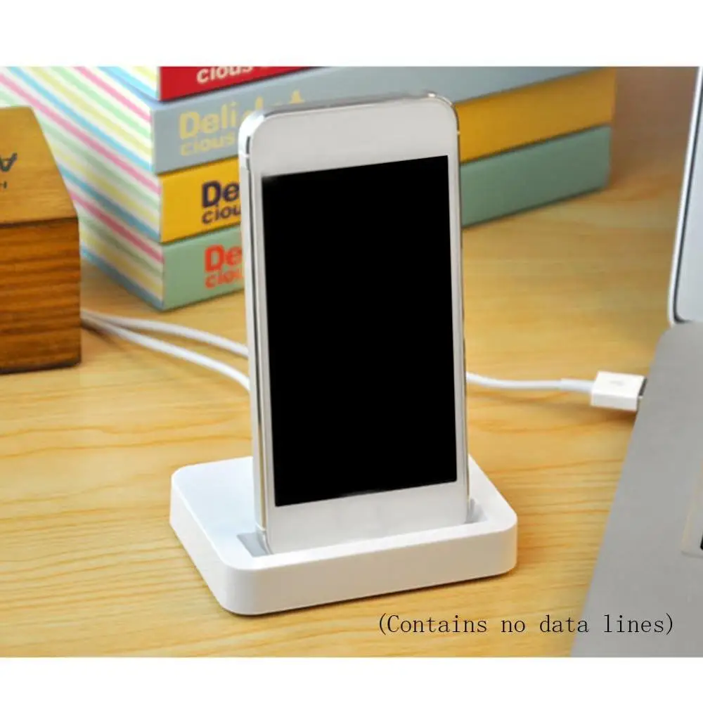 

Charge For iPhone X 8 7 6 USB Cable Sync Cradle Charger Base For iPhone X 8 7 6 Stand Holder Charging Base Dock Station