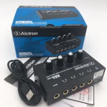 Модернизированный ALCTRON HA4plus 4-канальный стерео мини-усилитель для наушников USB интерфейс работает запись студийные наушники сплиттер