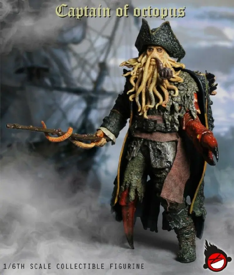 1/6 Пираты Карибского моря XDTOYS XD001 Осьминог капитан Дэви Джонс фигура|Игровые