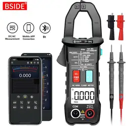 BSIDE Digital Clamp Meter Wireless Technology Smart Multimeter True RMS Voltmeter Ammeter Auto Range Capacitor NCV Tester