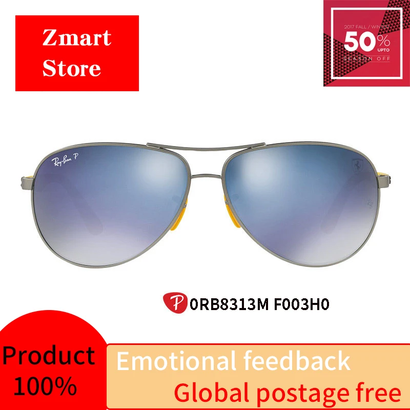 Солнцезащитные очки RayBan серии Ferrari поляризованные для вождения Kang eyes 0RB8313M дужки