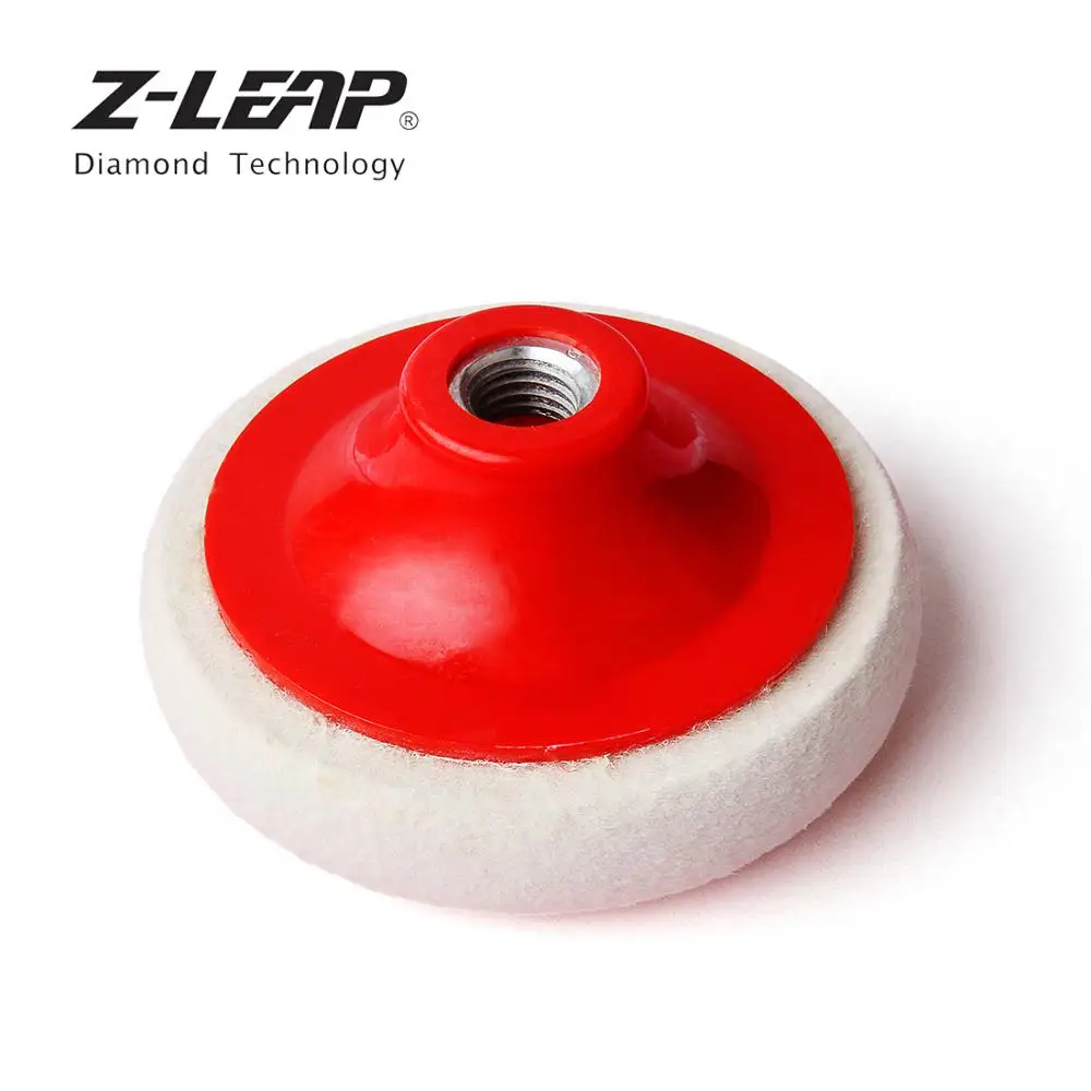 Z LEAP 1 ШТ. 4 дюймовые Шерстяные Войлочные Полировочные Колодки Автомобиля