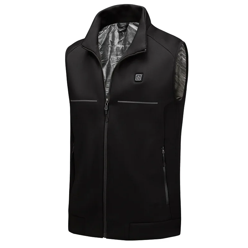 Outdoor Men Women USB Infrared Heating Vest Jacket Winter Flexible Electric Thermal Clothing Waistcoat Fishing Hiking Dropship