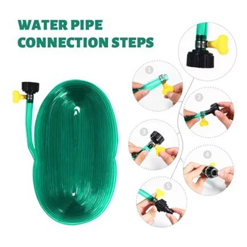 

PVC Hose Lawn Sprinkler Pipe with 3/4 Connector 12 Meters Lawn Hose Lawn Watering J99Store