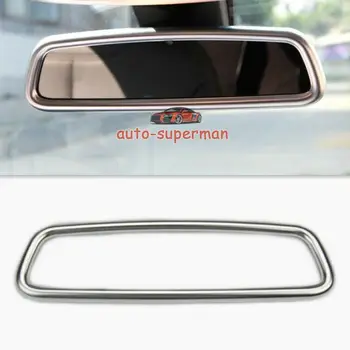 

Matt Chrome Interior rear view mirror Cover Trim Frame for VOLVO S60 V60 XC60 S40