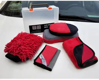 

HiMISS 7pcs/set Car Cleaning Set Soft Multi-functional Tools Car Cleaning Accessories